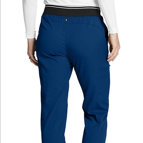 (2) Greys Anatomy Spandex-Stretch Kim scrub pants - Picture 2 of 5